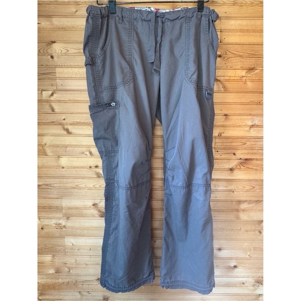 Kathy Peterson Cargo Pants Women's Large Tall Y2K Utility Lightweight